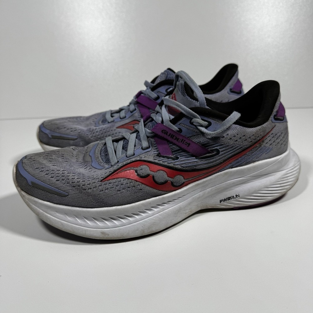 Saucony Guide‎ 16 Womens 8.5 40 Fleet Feet Running Shoes Lilac Purple Sneakers